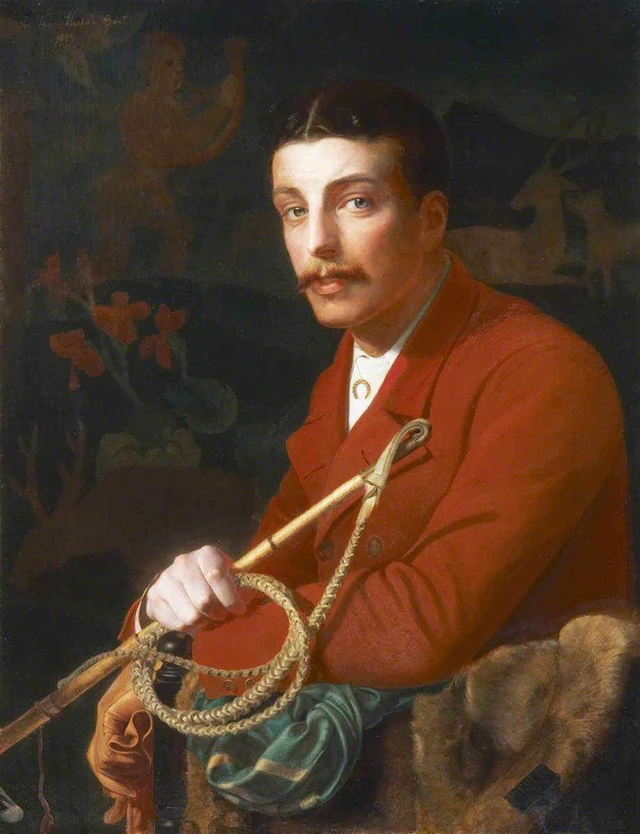 Frederick Sandys-83-Ritratto di Sir Thomas George Fermor-Hesketh - National Trust for Places of Historic, Rufford